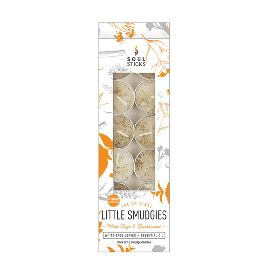 'Little Smudgies' Sandalwood Tealight Smudge Candles