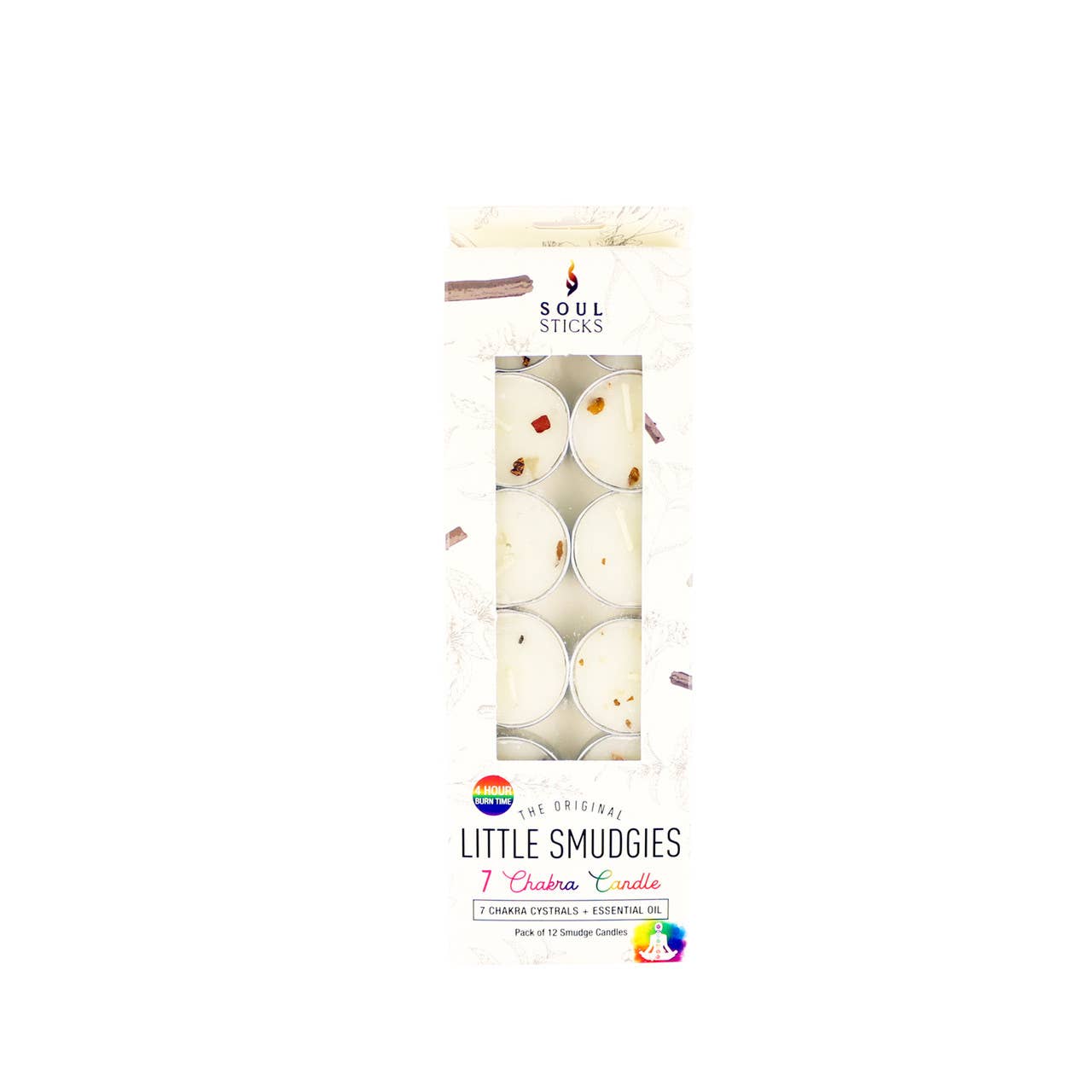 'Little Smudgies' 7 Chakras Smudge Candles