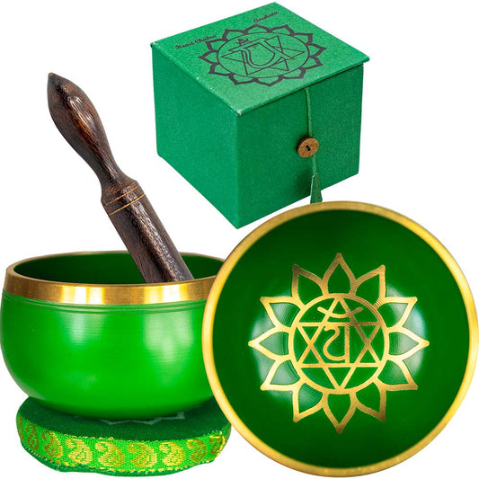 Heart Chakra Singing Bowl Set