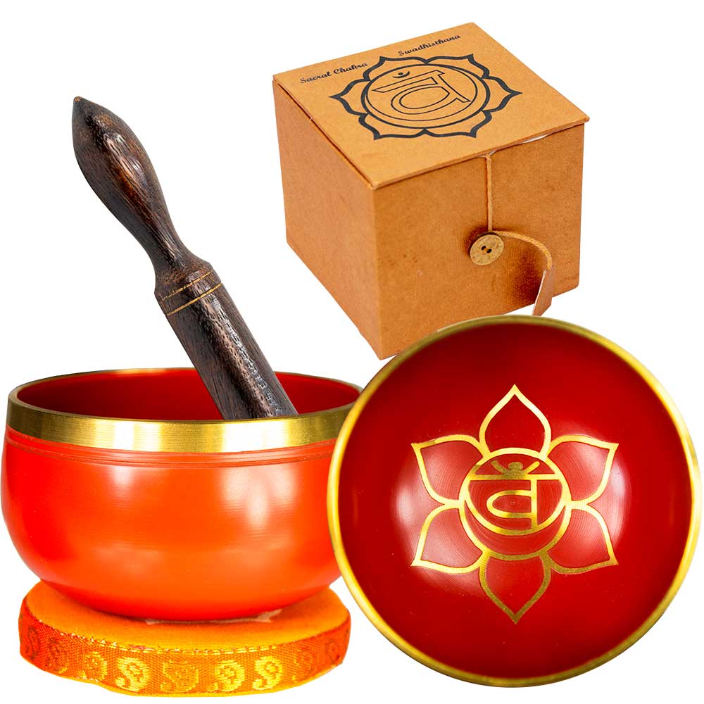 Sacral Chakra Singing Bowl Set