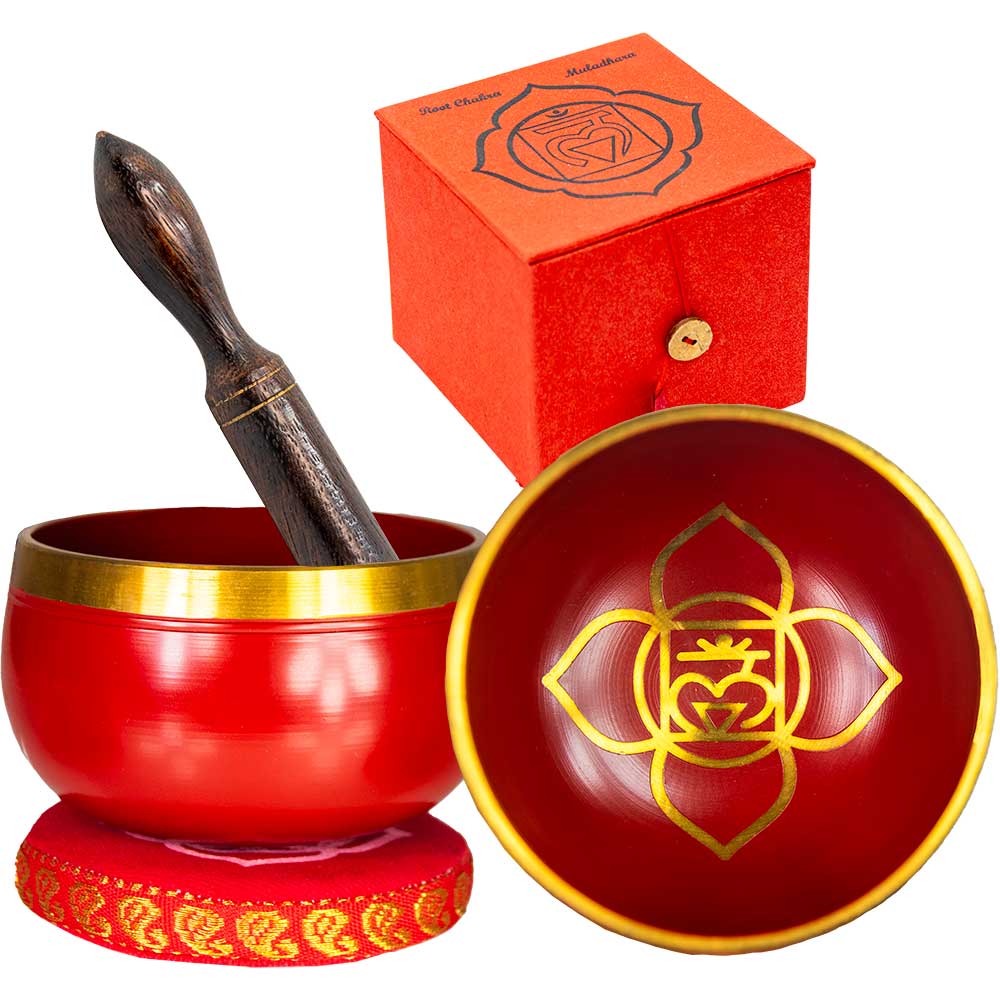 Root Chakra Singing Bowl Set