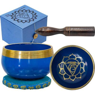 Throat Chakra Singing Bowl Set